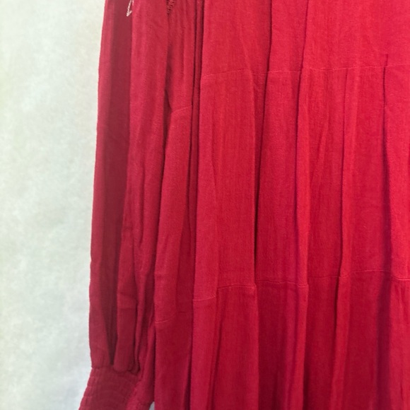 Savanna Jane Red Dress Embroidery 1X - Picture 7 of 16